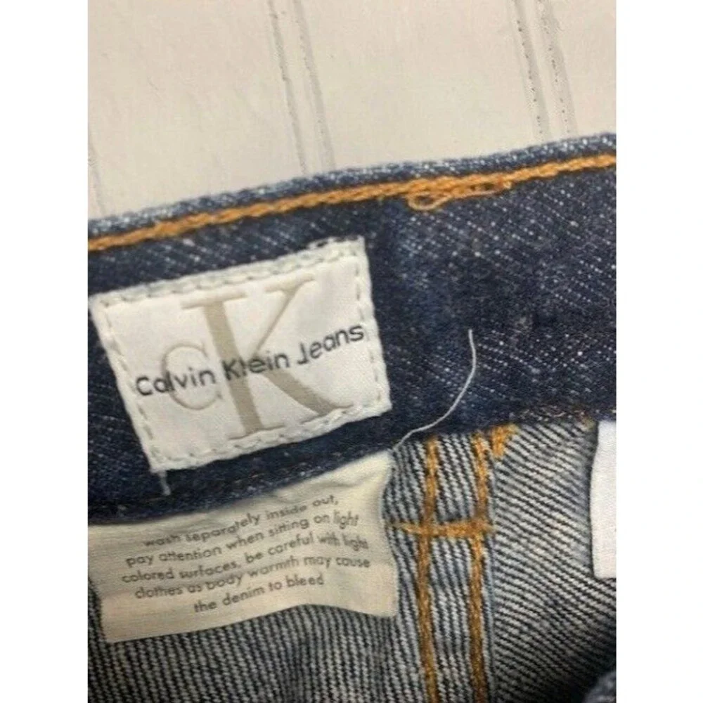 Calvin Klein Size 32x32 Mens Jeans Cotton (Actual Inseam 28.5) Relaxed Leg